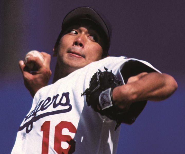 元MLB野茂英雄投手 スコット・メドロック絵画（原画）超貴重！ 物質的な