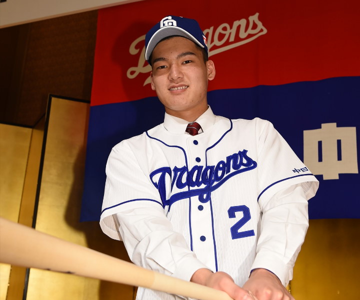 中日1位・石川昂弥(内野手/東邦高)「目標は三冠王になること」 | 野球
