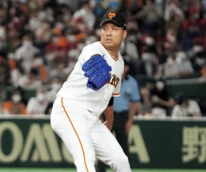 連続写真】巨人・今村信貴「ゆったりとした投球フォームは◎トップ時の