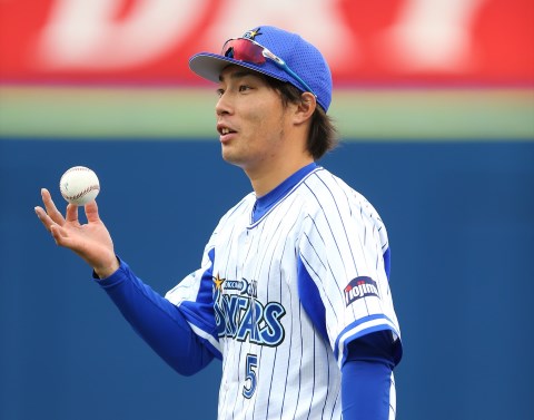 新品】ミズノグローブ 横浜DeNAベイスターズ 倉本寿彦モデル MIZUNO