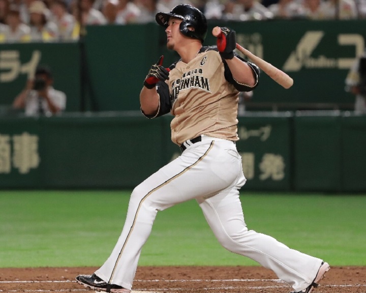 日本ハム 中田翔 母校 大阪桐蔭の甲子園ｖにも刺激を受け 頼れる主砲が逆転優勝を誓う ラストスパートに懸ける 野球コラム 週刊ベースボールonline