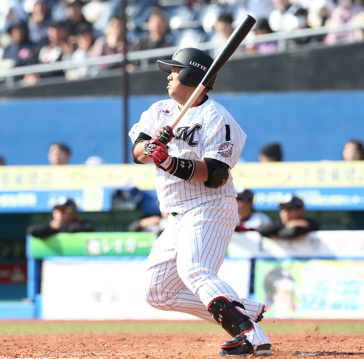 井上晴哉 実使用バット 踏みしめる