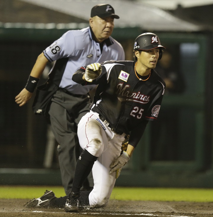 ロッテ 岡大海 目に見えないファインプレー これぞプロの技 野球コラム 週刊ベースボールonline