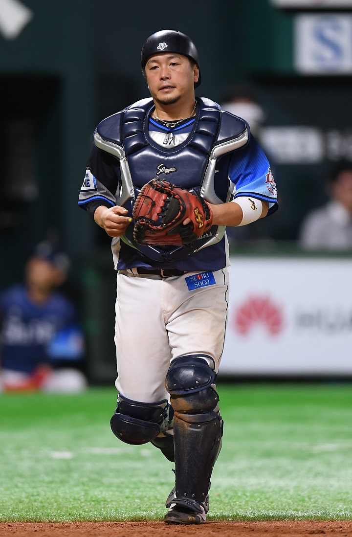 西武ライオンズ 岡田選手のキャッチャーミット 西武ライオンズ 岡田