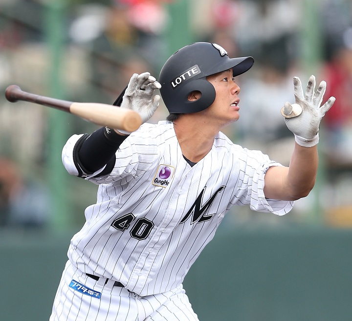 元プロ野球選手 福田光輝選手 硬式グローブ ドラ5ルーキー・福田光輝が9