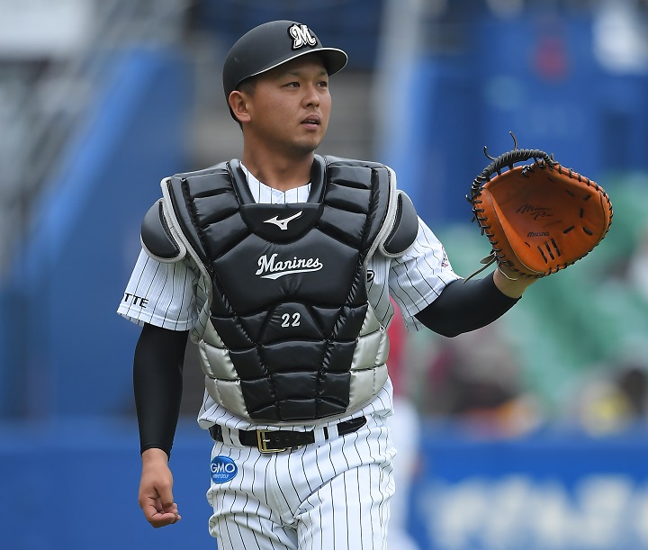 【最終価格】千葉ロッテマリーンズ　田村龍弘　実使用バッティンググローブ ロッテ・田村龍弘捕手「オーダーグラブを作りました」／お年玉 | 野球