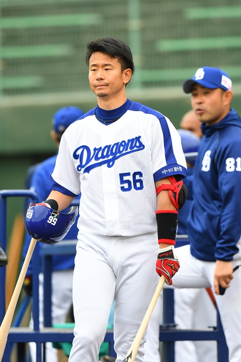 中日ドラゴンズ 松井祐介 バット - 野球