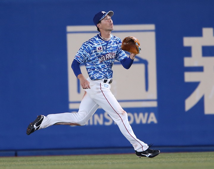 ロッテ 岡大海外野手 2度出場しましたが存在としての甲子園は遠いままでした 甲子園 野球コラム 週刊ベースボールonline