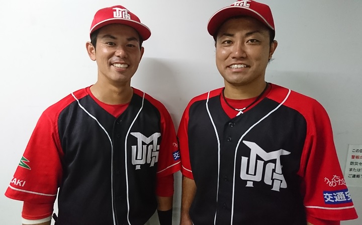 宮崎の野球を盛り上げる ことを誓う日本選手権初出場の宮崎梅田学園ベテランコンビ Jaba公式サポ 田中優美の熱視線 野球コラム 週刊ベースボールonline