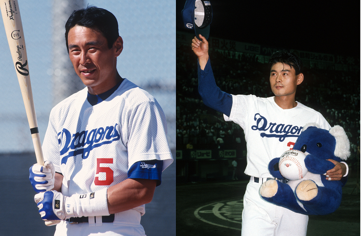 中日ドラゴンズ 仁村徹 オールドユニフォーム ドラゴンズ 仁村徹 実