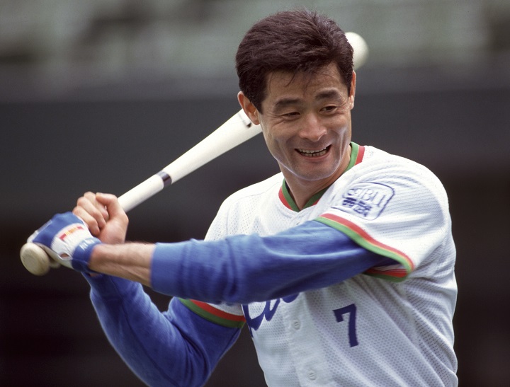 元、西武ライオンズ、石毛宏典選手のバット