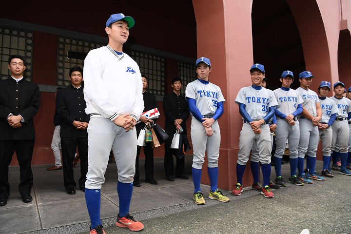 ドラフト 宮台 首のテープは