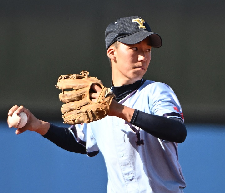 横浜商業高校　試合用帽子　Y校 横浜商業高校試合用帽子Y校