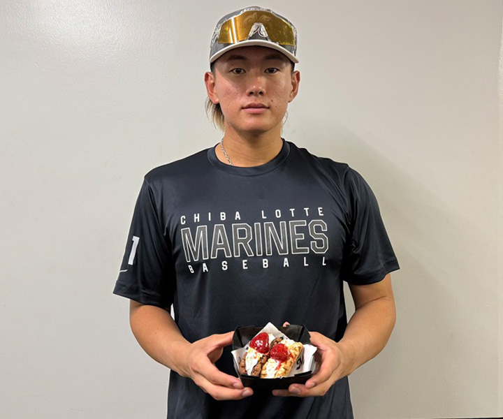 ロッテ】山本大斗「ぜひ球場に食べに来て！」／選手コラボメニュー第3