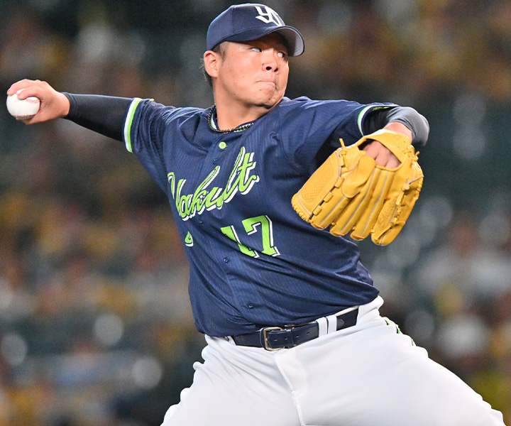 野球 ヤクルト 清水昇 17 背番号入りユニフォーム