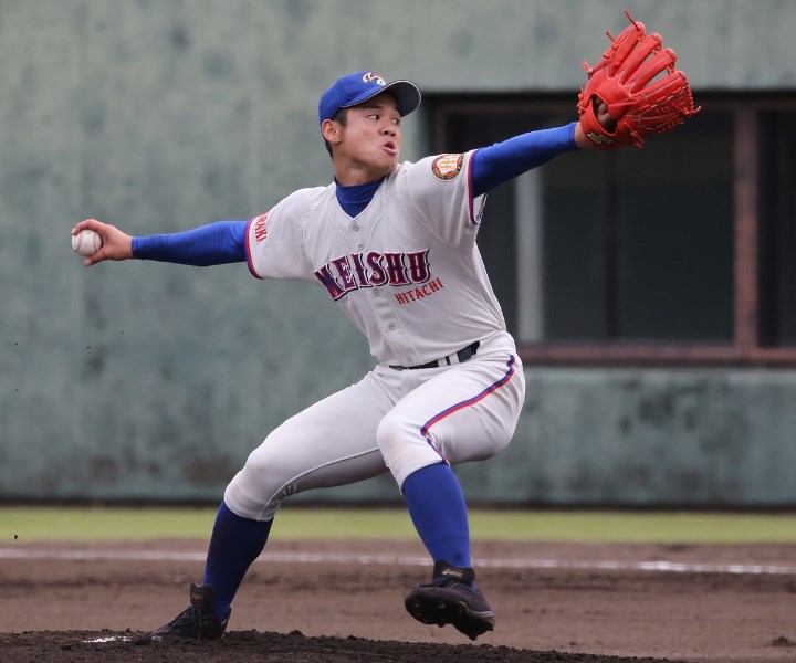 センバツ注目選手 明秀日立高の本格派右腕 細川拓哉 兄はdena期待のスラッガー 野球コラム 週刊ベースボールonline