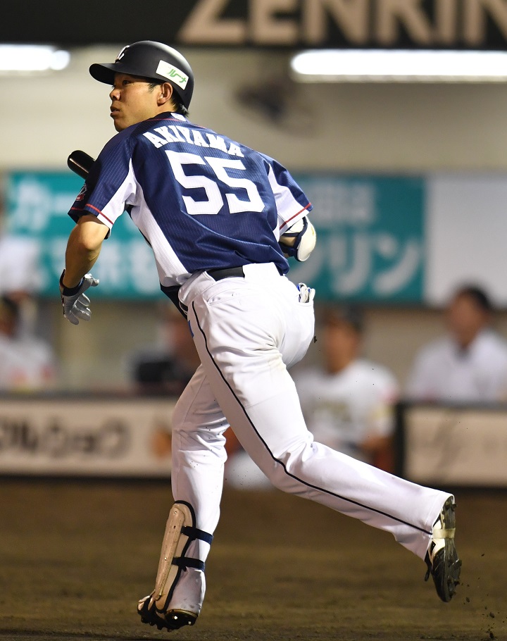 背番号物語19 55 ゴジラ に連なる左打者の系譜に広島の松山が参戦 野球コラム 週刊ベースボールonline